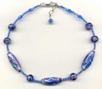 "Monet's Lily Pad" Necklace, Ovals & Rounds